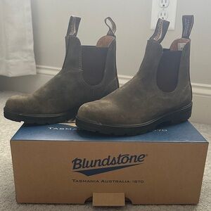 Blundstone Women's Olive Ankle Boots